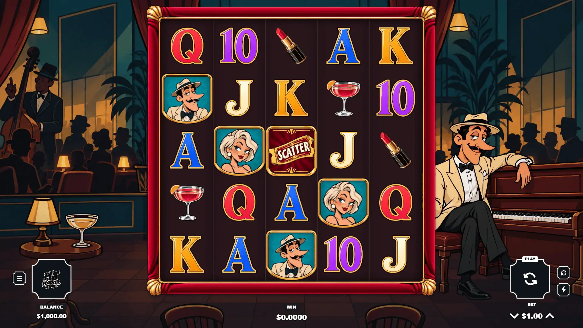 Velvet Nights slot gameplay reels