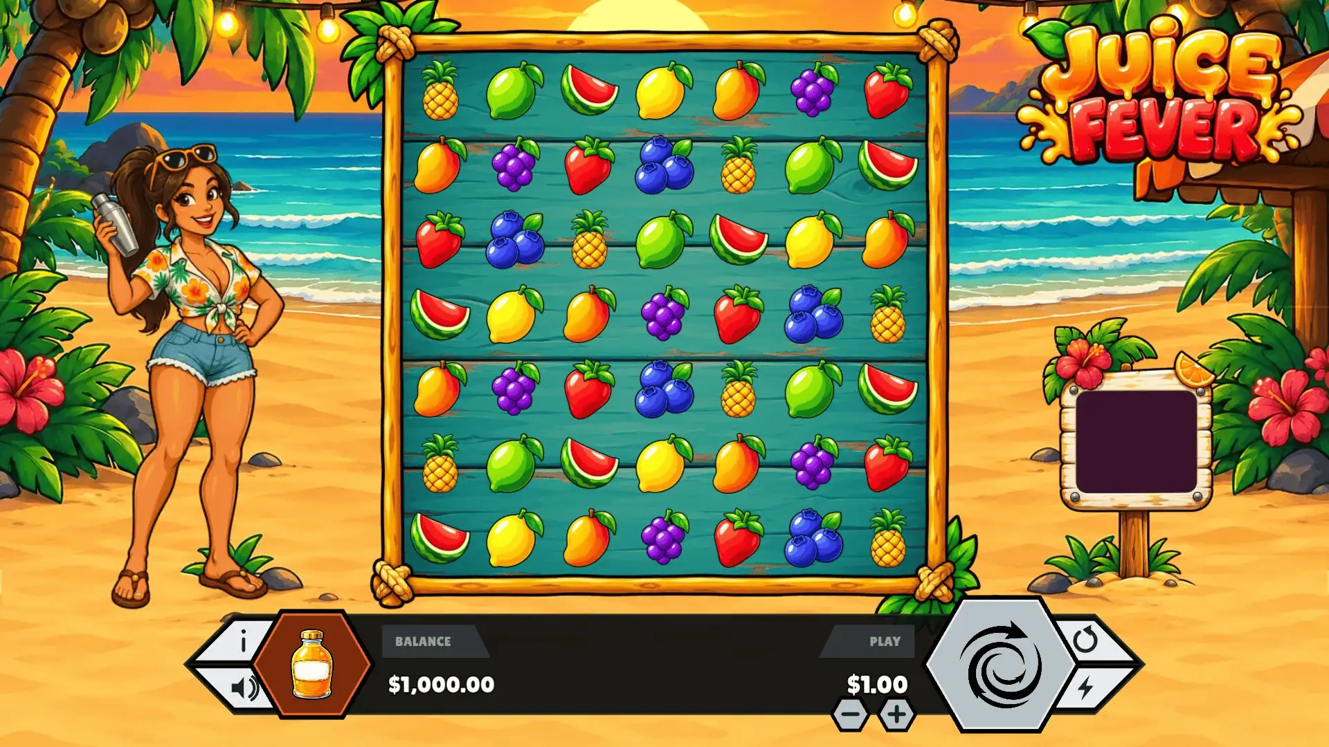 Juice Fever slot gameplay reels