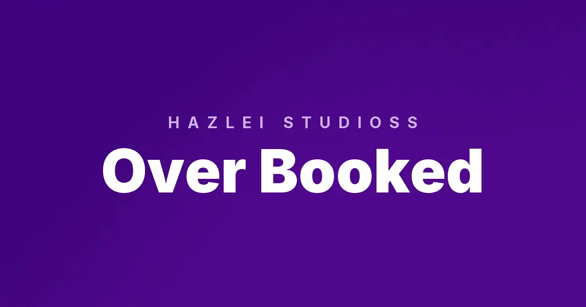 Over Booked slot cover image