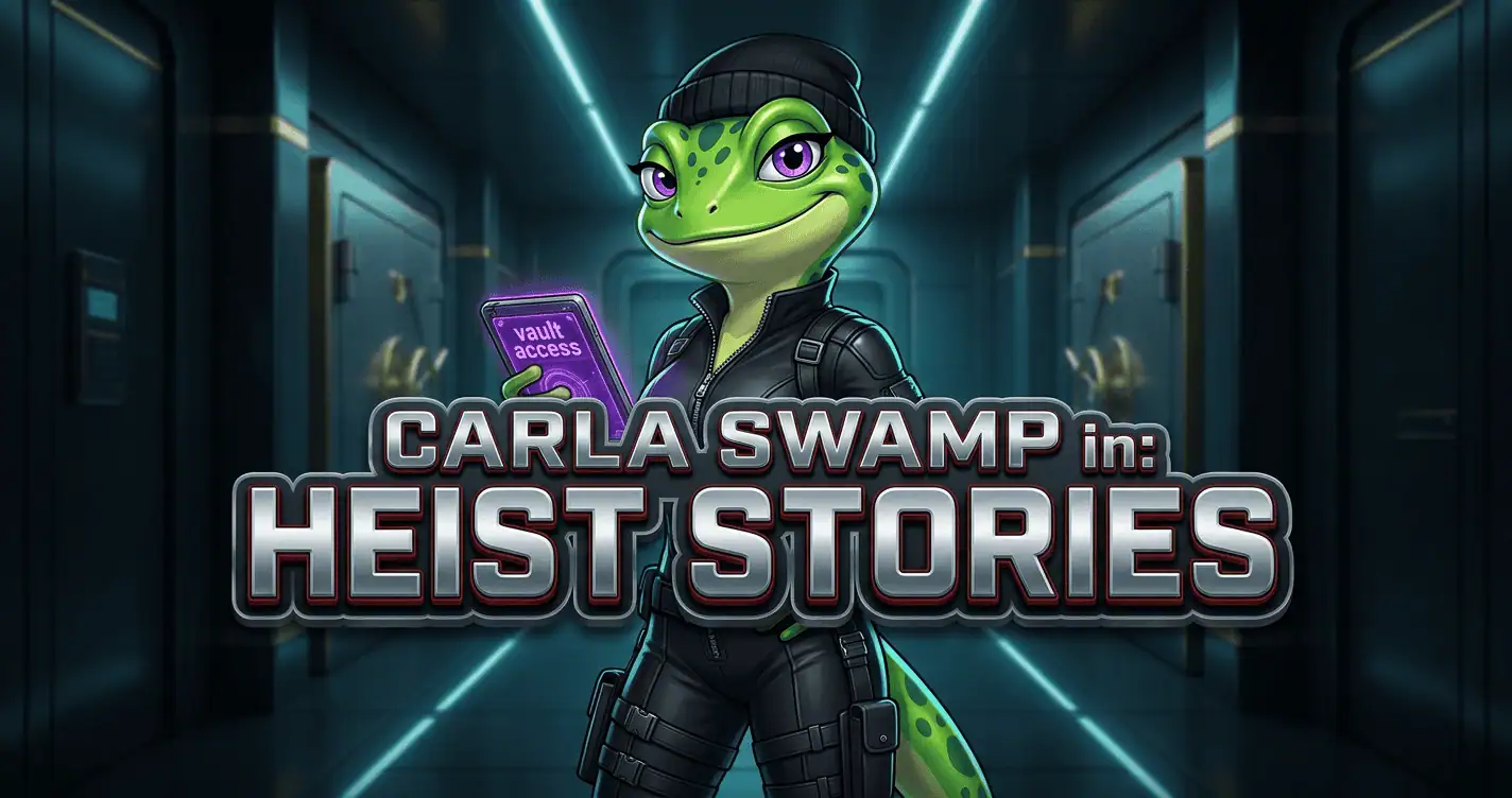 Carla Swamp in: Heist Stories Slot Demo by Hexa Rash slot cover image