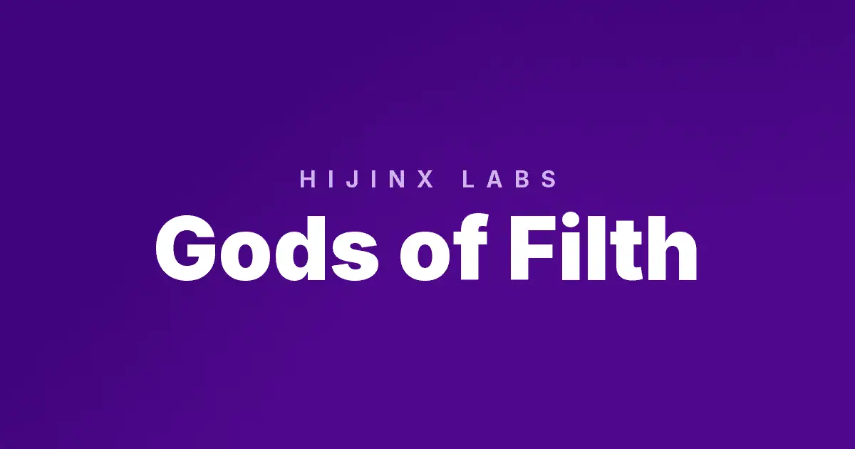 Gods of Filth Slot Demo by Hijinx Labs slot cover image