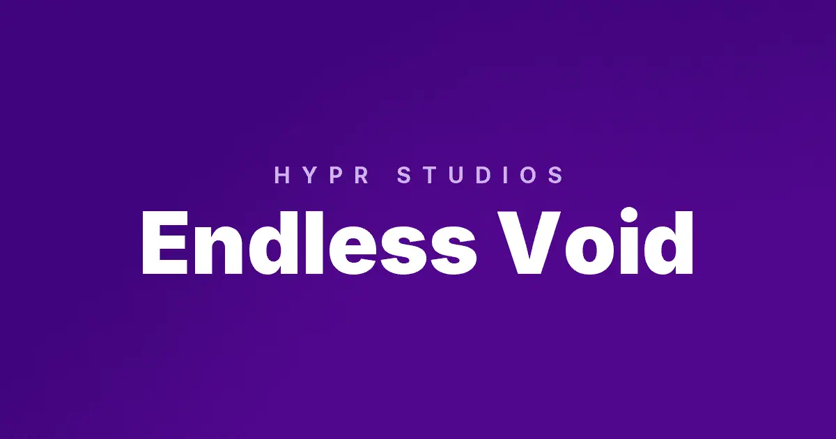 Endless Void slot cover image