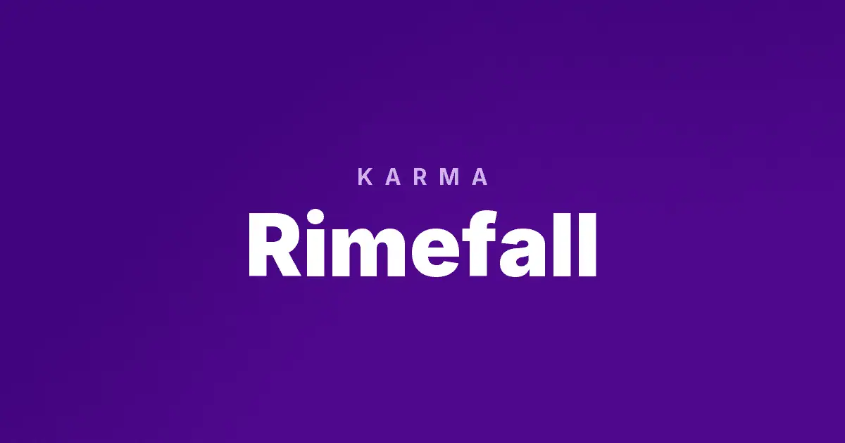 Rimefall slot cover image
