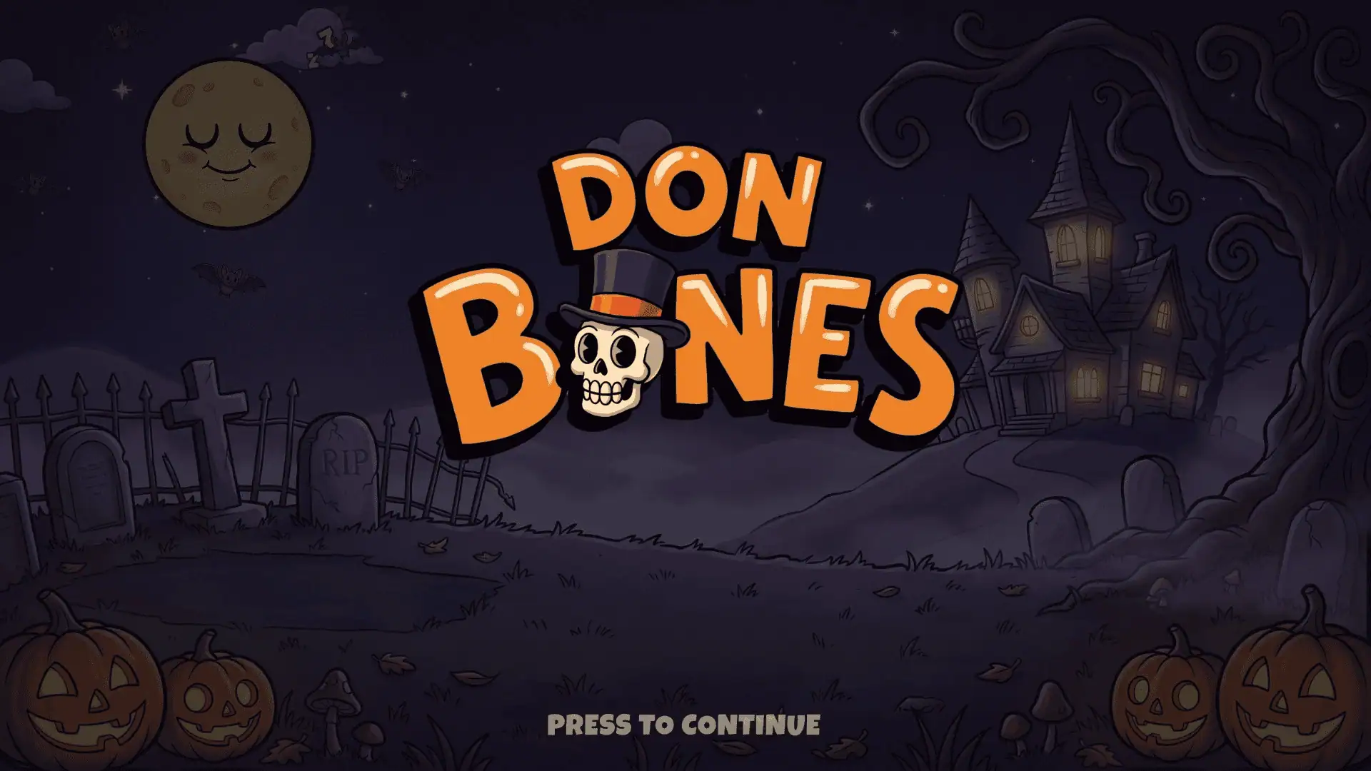 Don Bones slot intro screen
