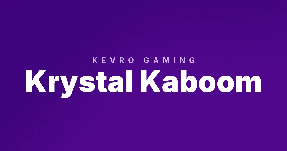 Krystal Kaboom slot cover image