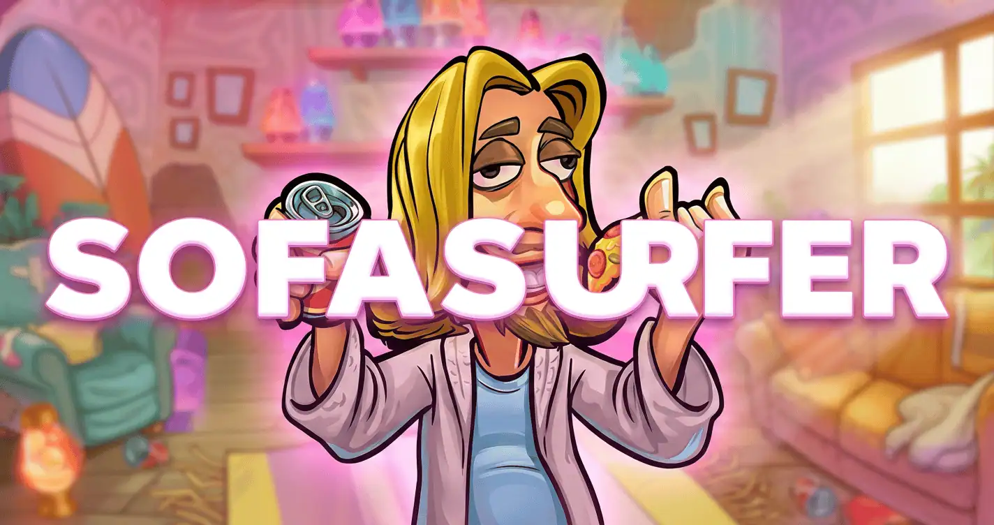 Sofa Surfer Slot Demo by Knucklehead Syndicate slot cover image