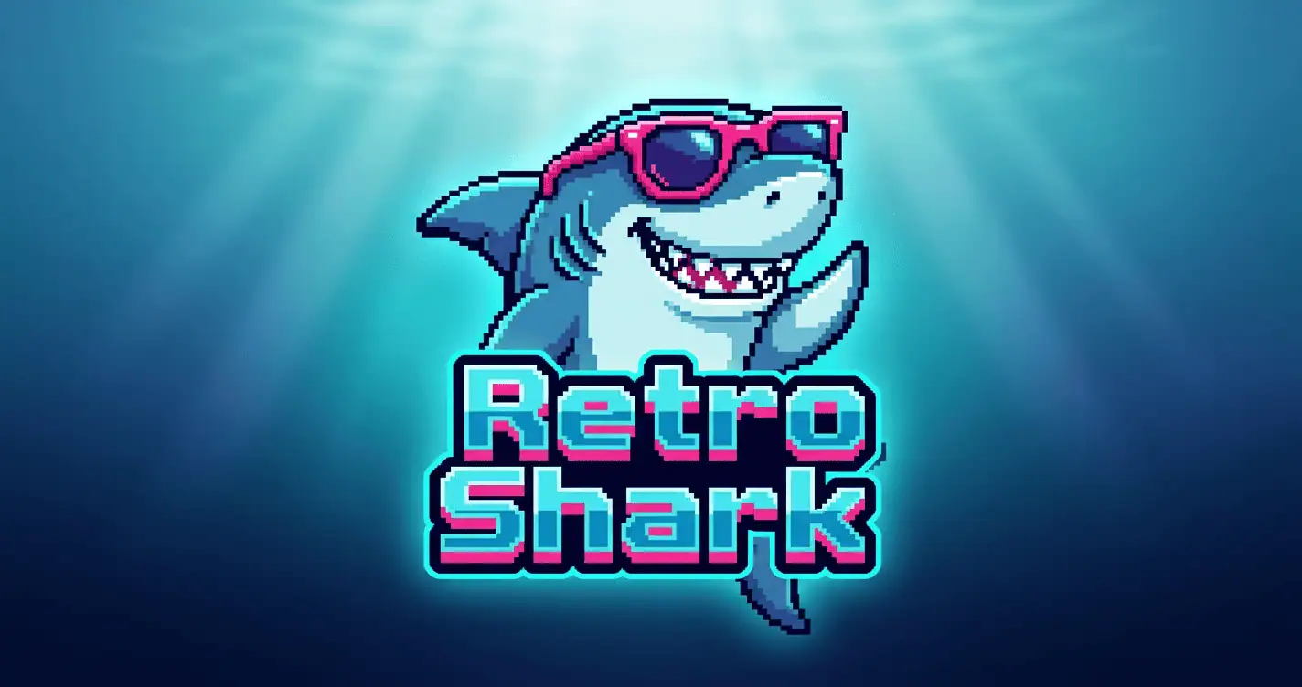 Retro Shark slot cover image