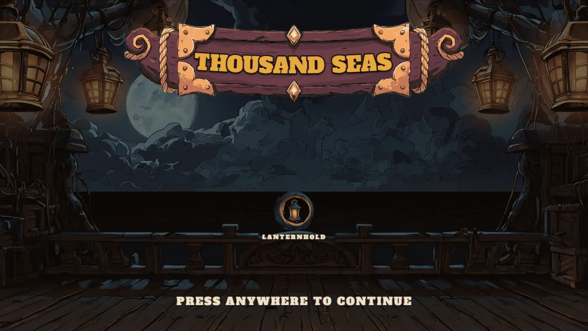 Thousand Seas slot intro screen