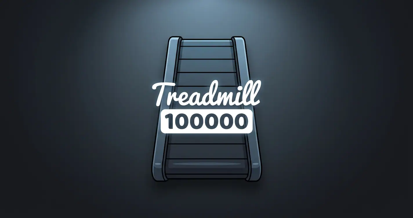 Treadmill 100000 Slot Demo by LK7 slot cover image