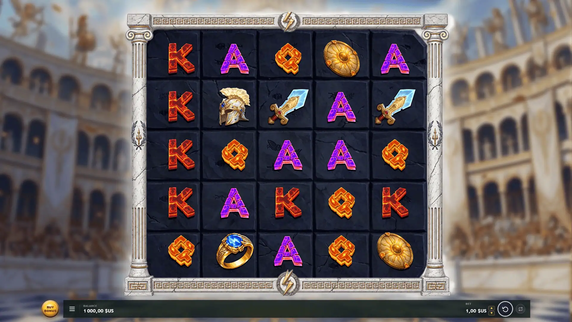 Heavens Unleashed slot gameplay reels