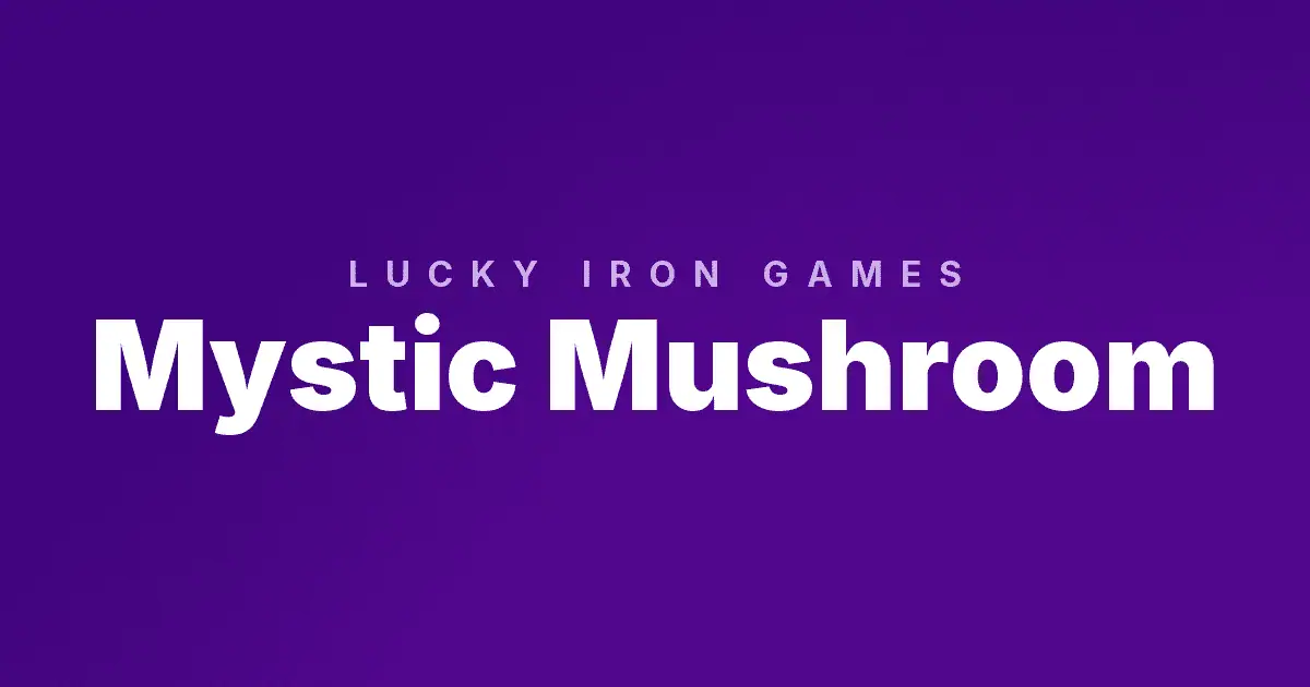 Mystic Mushroom slot cover image