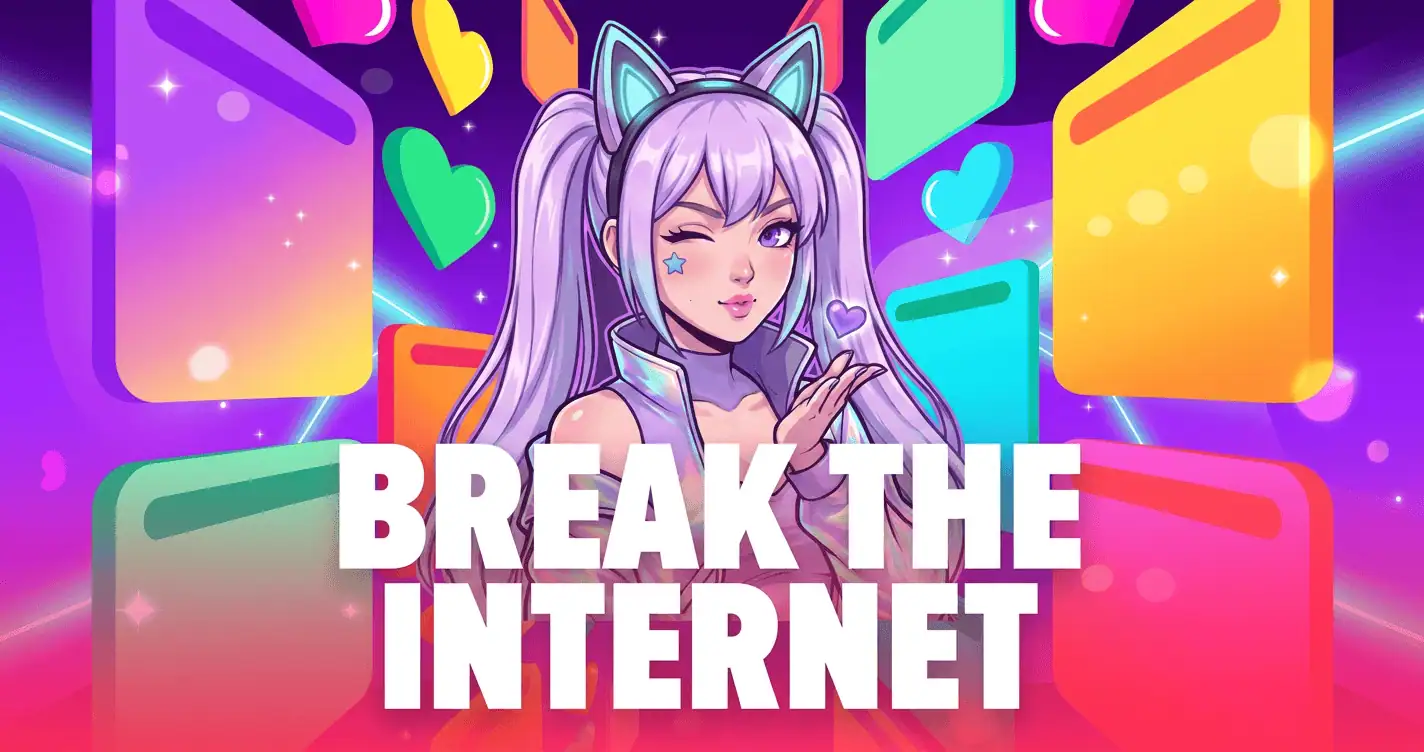 Break the Internet Slot Demo by Luna Vault slot cover image