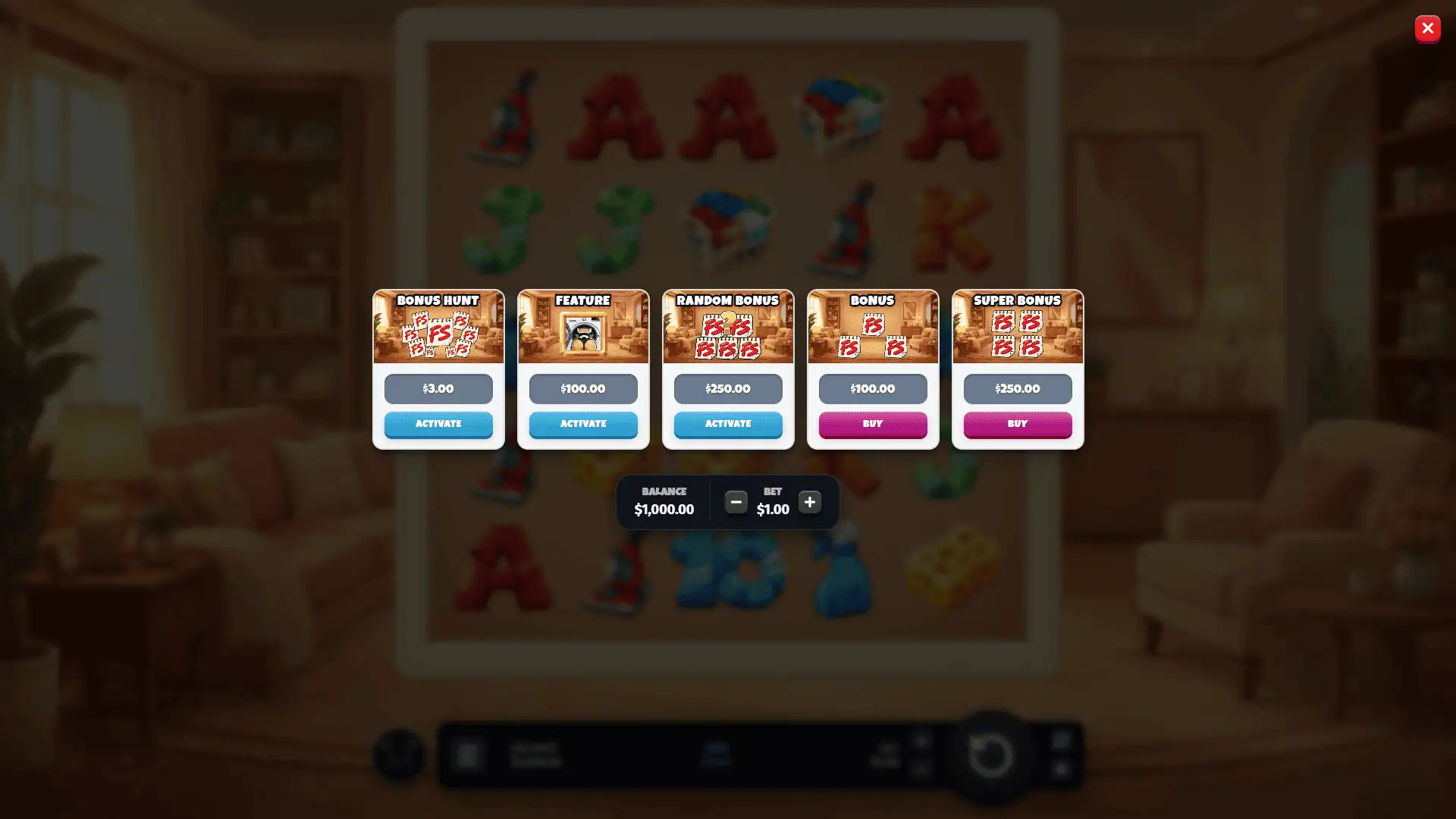 Maid For Money bonus buy menu