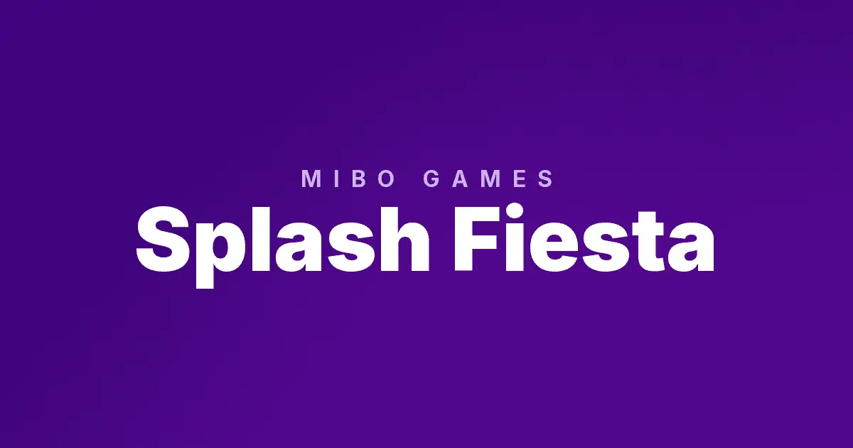 Splash Fiesta slot cover image