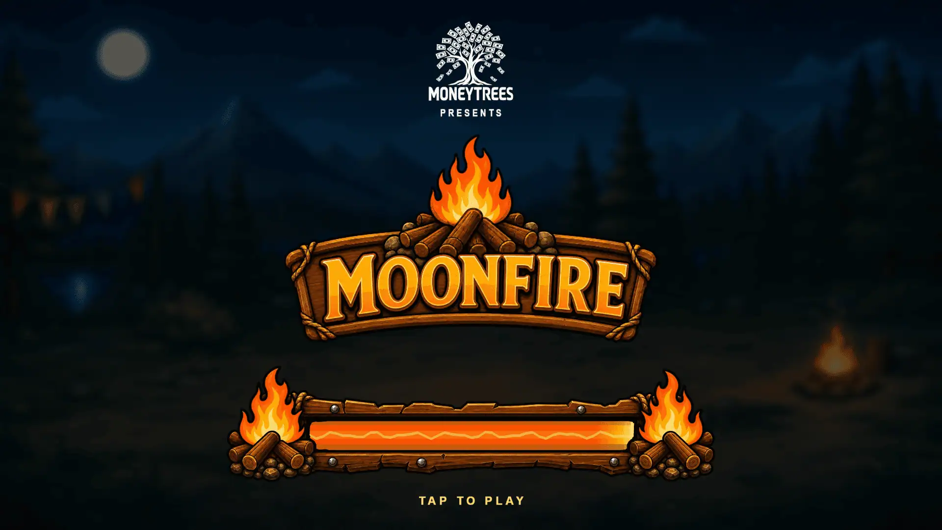 Moonfire slot intro screen