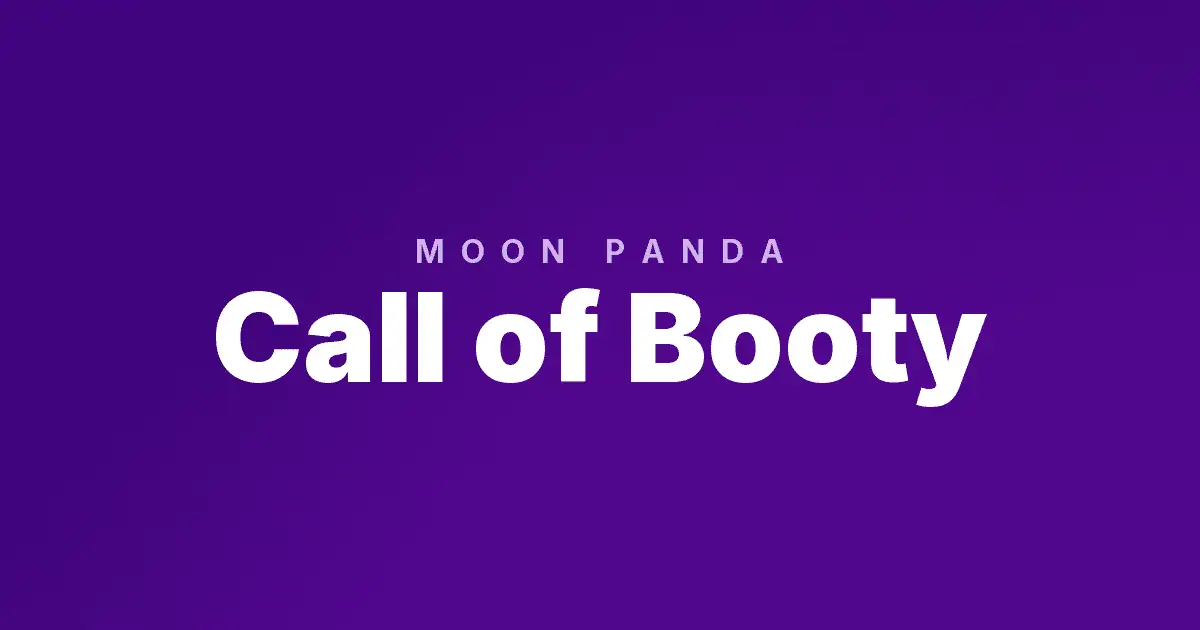 Call of Booty slot cover image