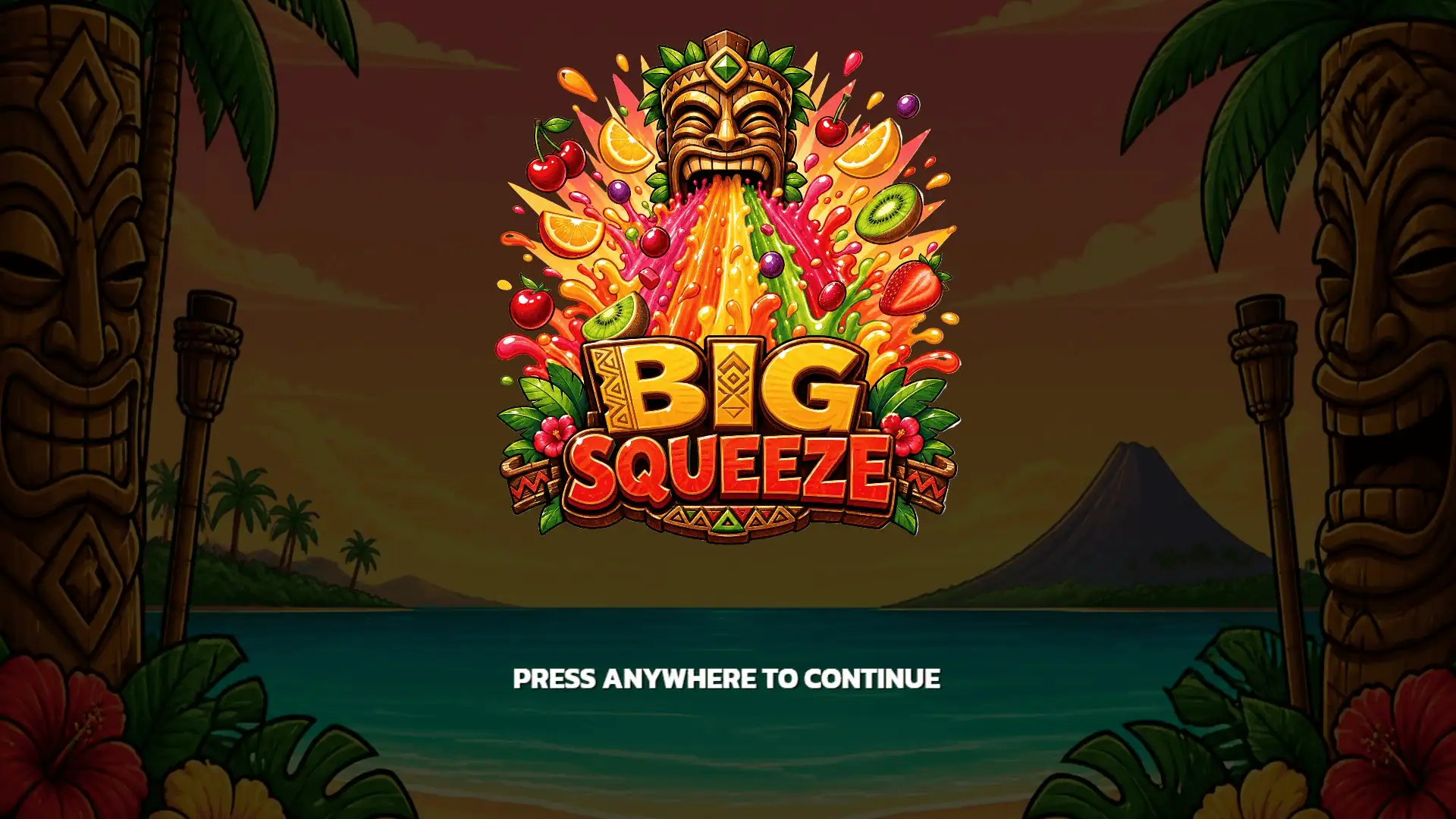 Big Squeeze slot intro screen