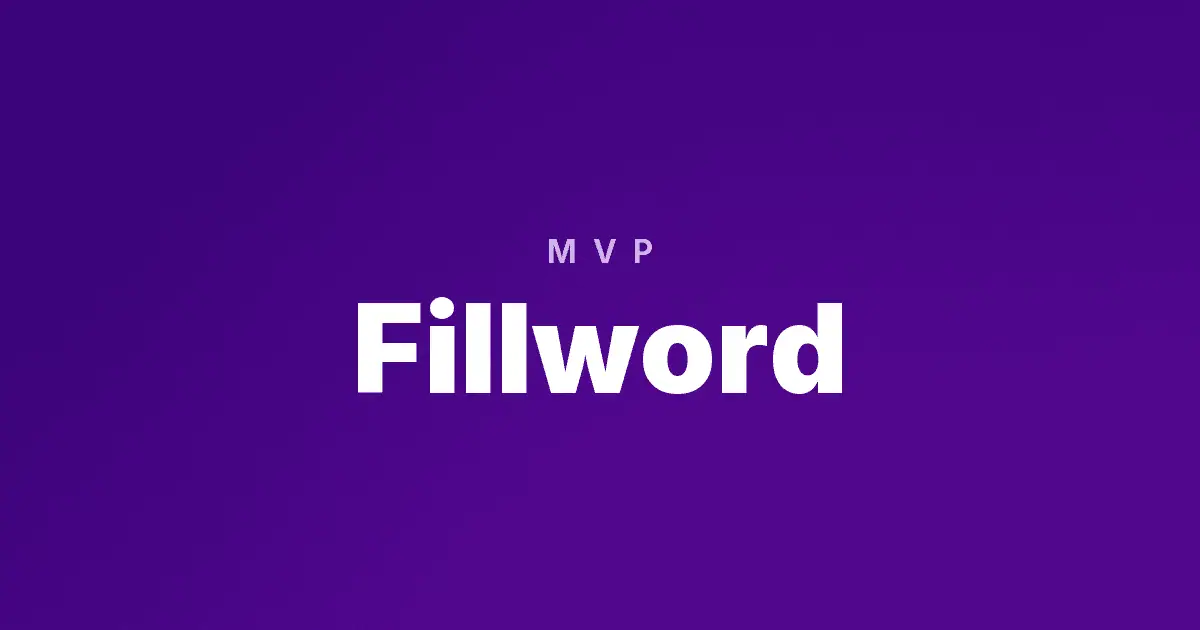 Fillword slot cover image