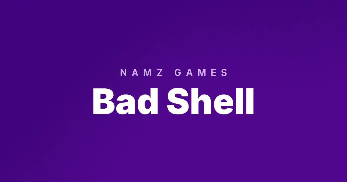 Bad Shell Slot Demo by Namz Games slot cover image