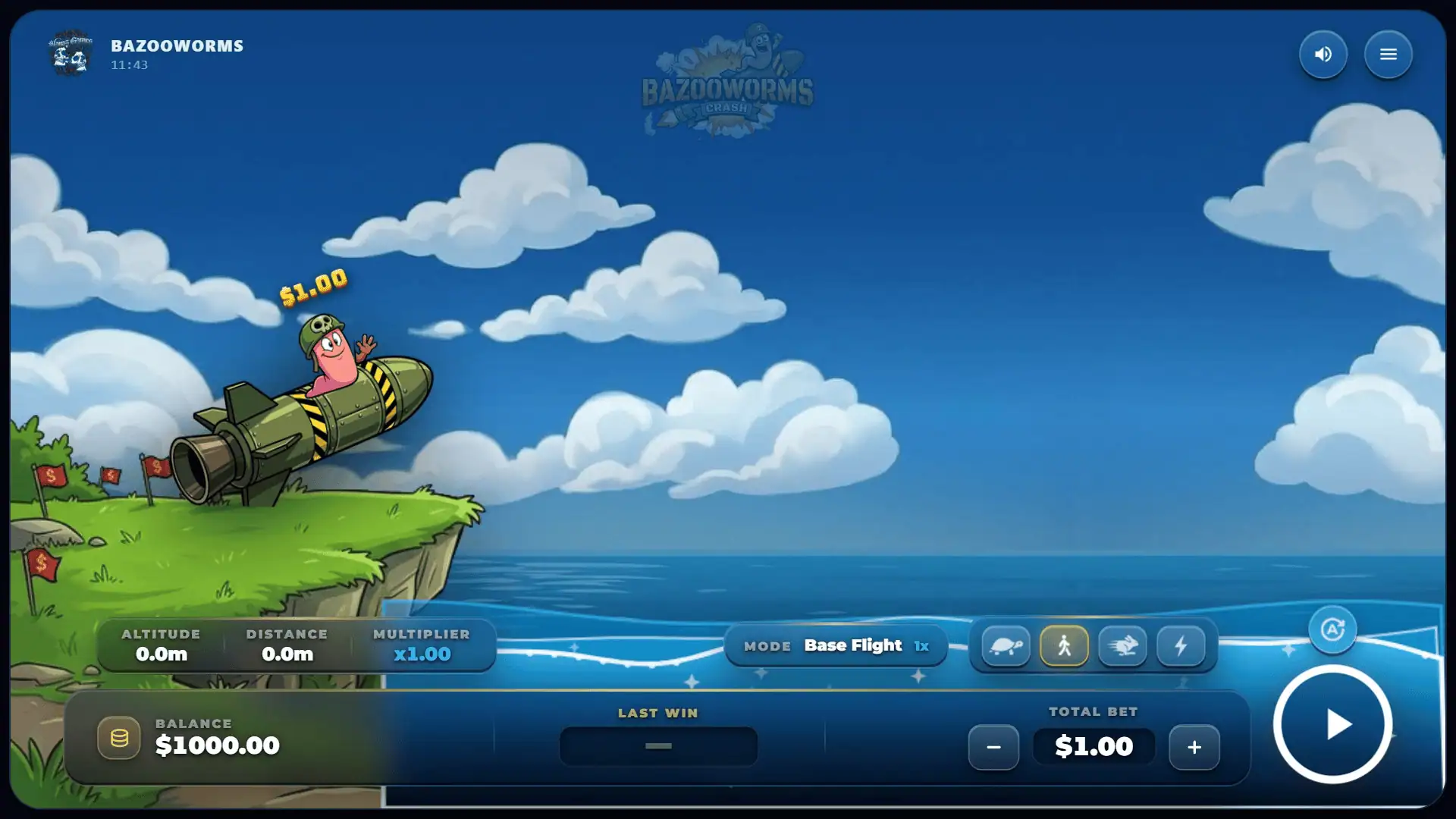 Bazooworms slot gameplay reels