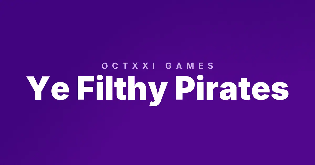Ye Filthy Pirates slot cover image