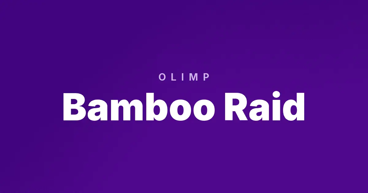 Bamboo Raid slot cover image