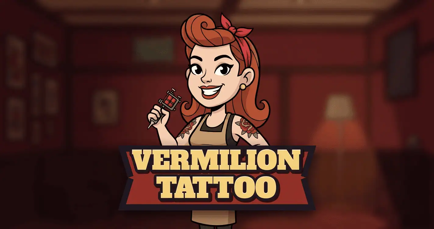 Vermilion Tatto Slot Demo by Orvanta slot cover image