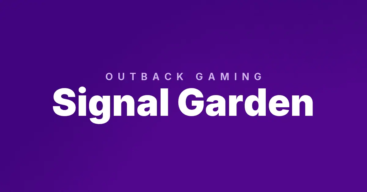 Signal Garden slot cover image