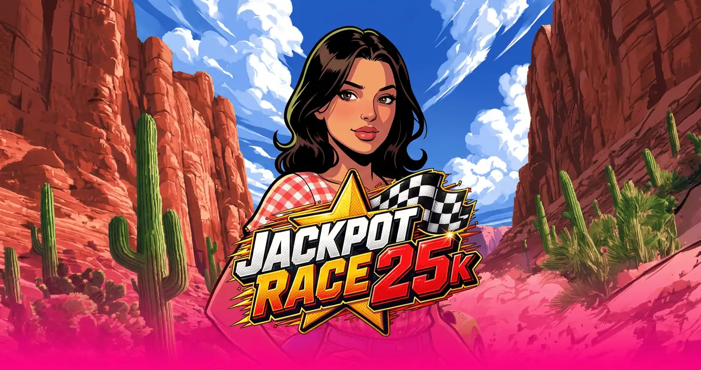 Jackpot Race 25000 Slot Demo by Peggin It Studios slot cover image