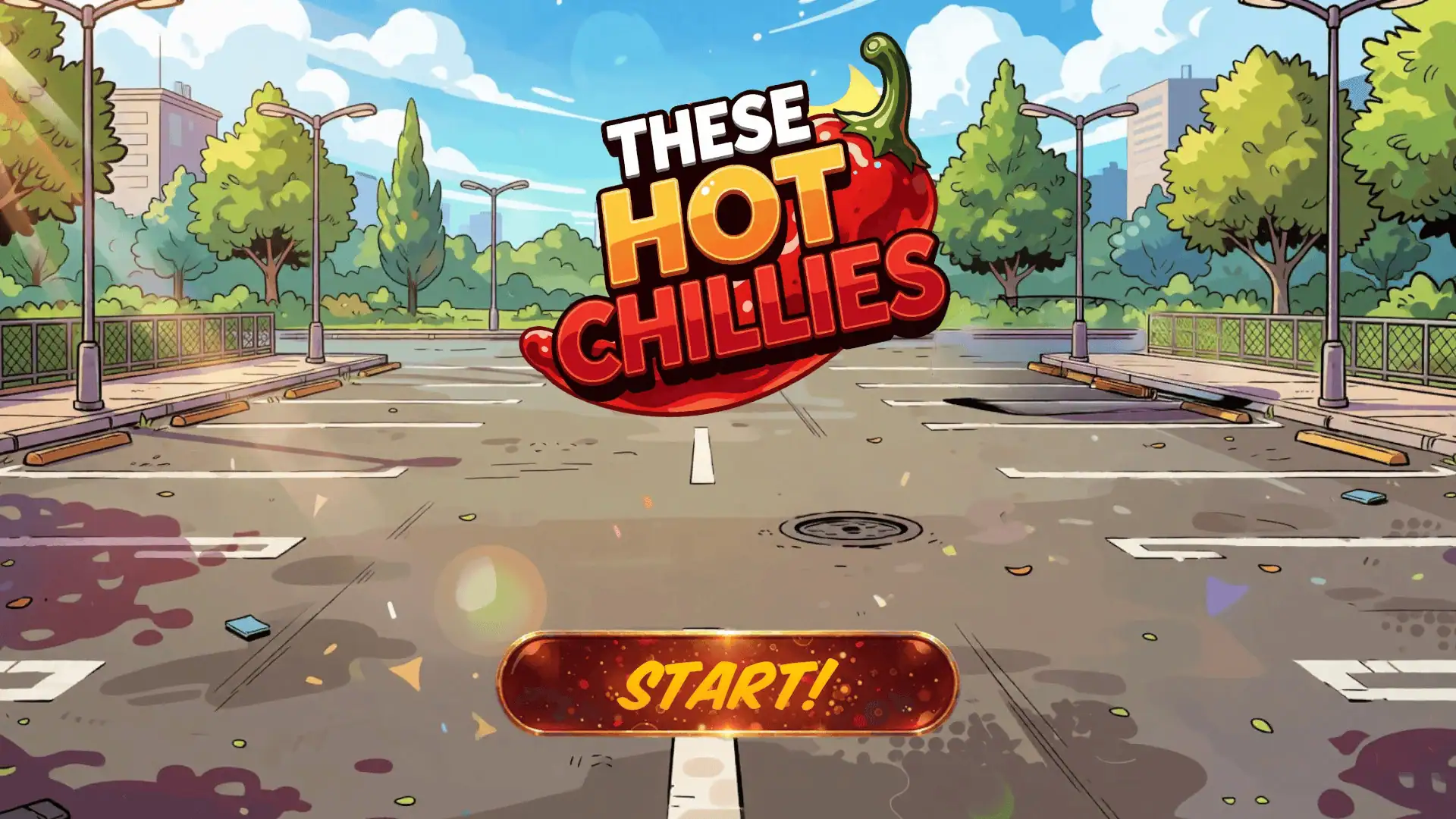 These Hot Chillies slot intro screen