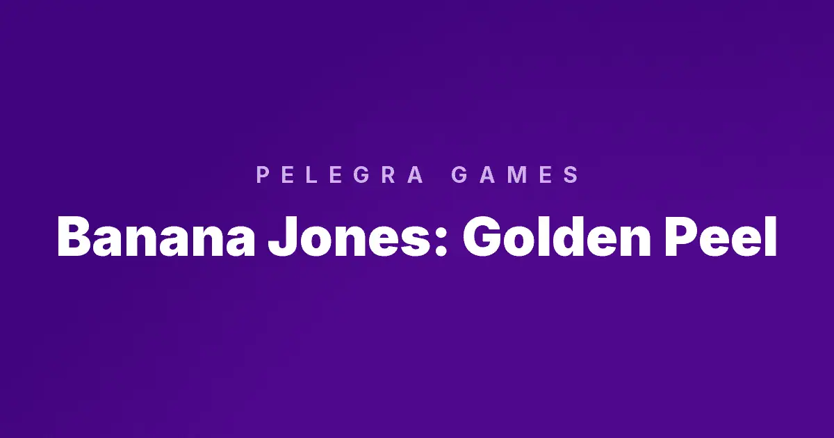 Banana Jones: Golden Peel slot cover image