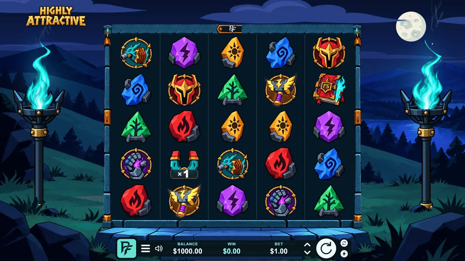 Highly Attractive slot gameplay reels