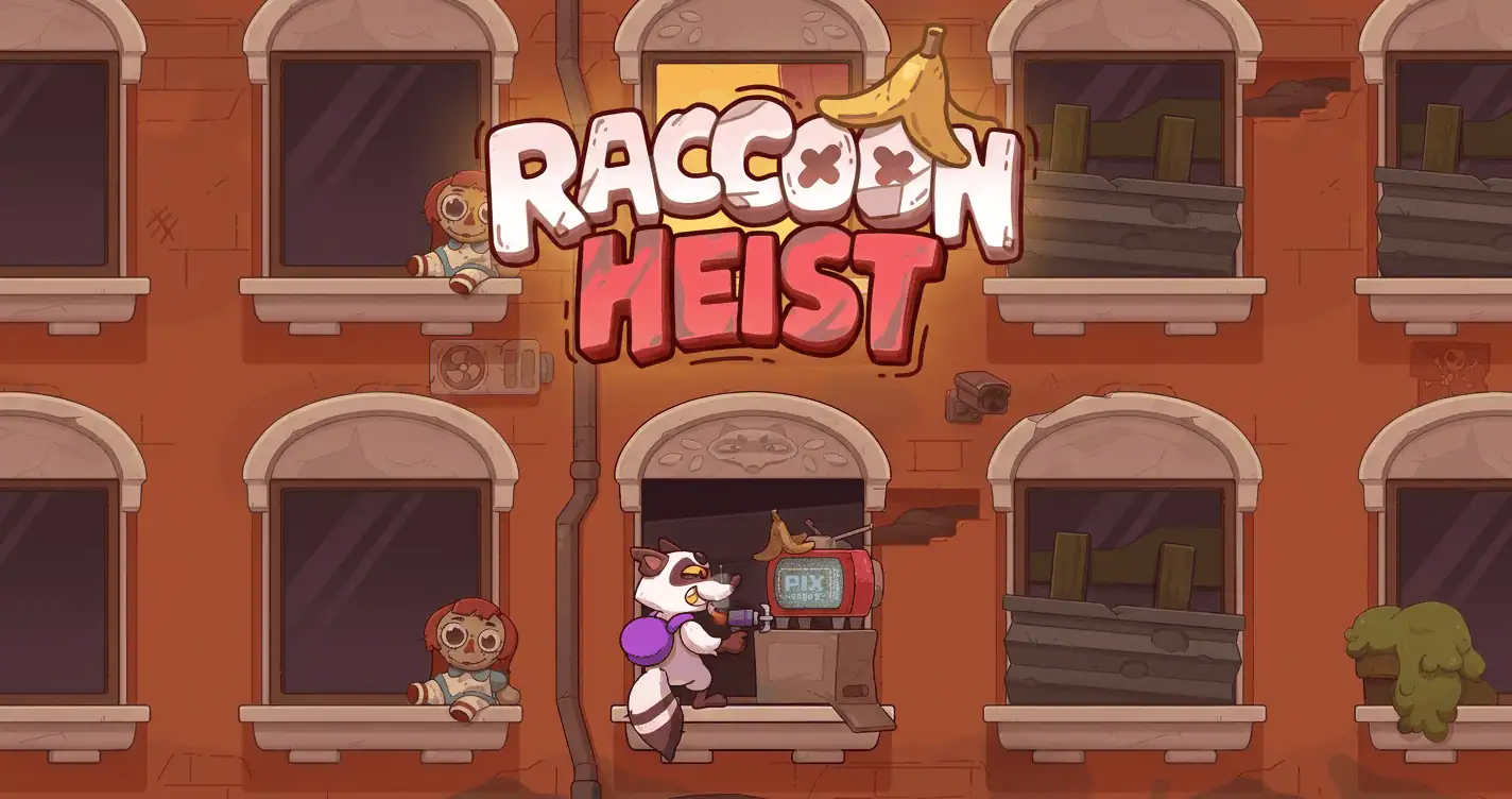 Raccoon Heist Slot Demo by Pixmove Games slot cover image