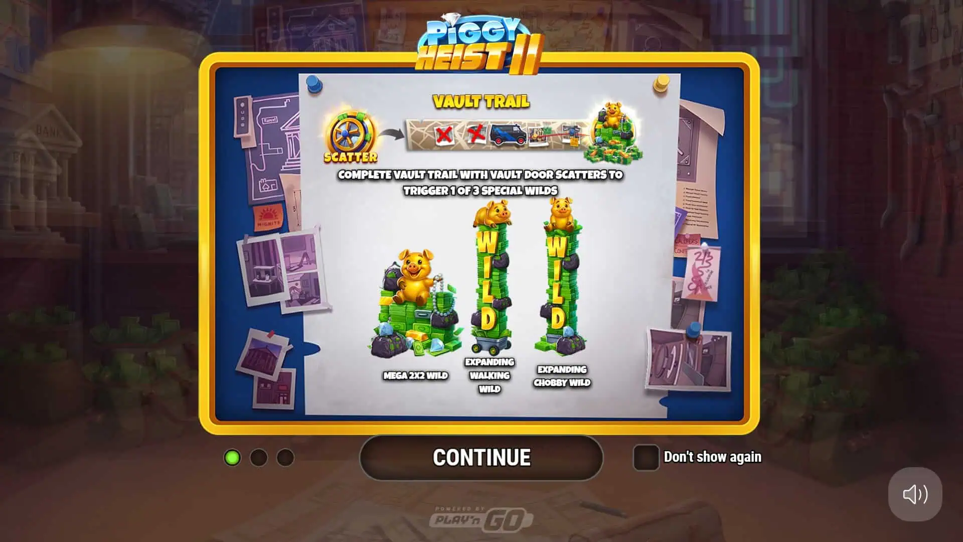 Piggy Heist 2 slot intro screen