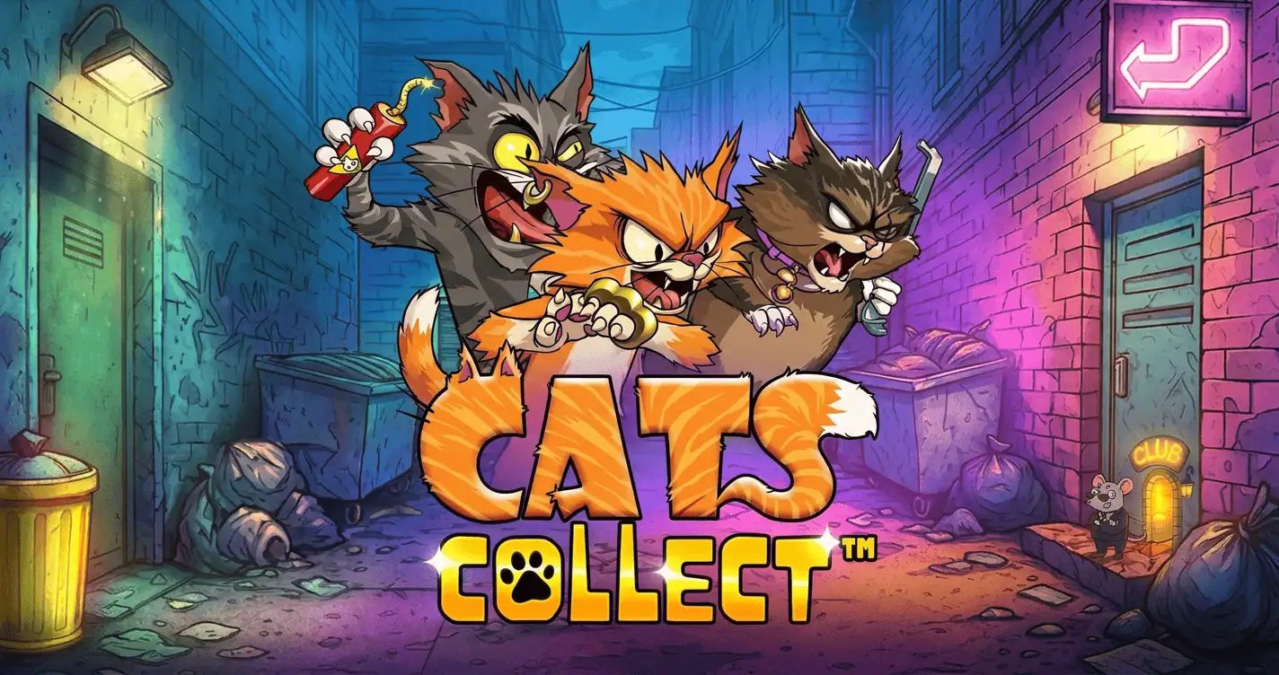 Cats Collect Slot Demo by Playtech slot cover image