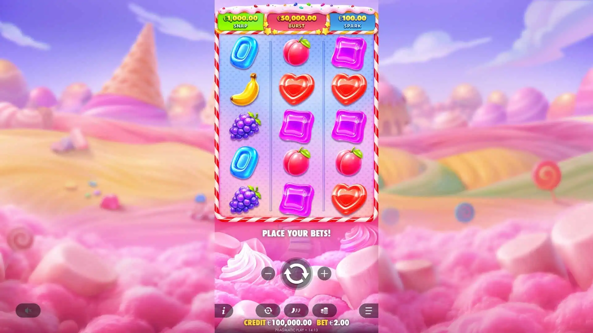 Sweet Bonanza Pop slot gameplay reels