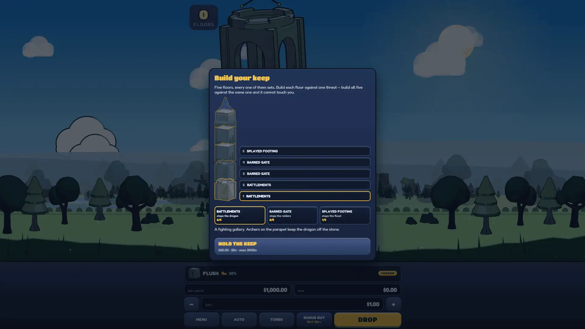 Ascend bonus buy menu