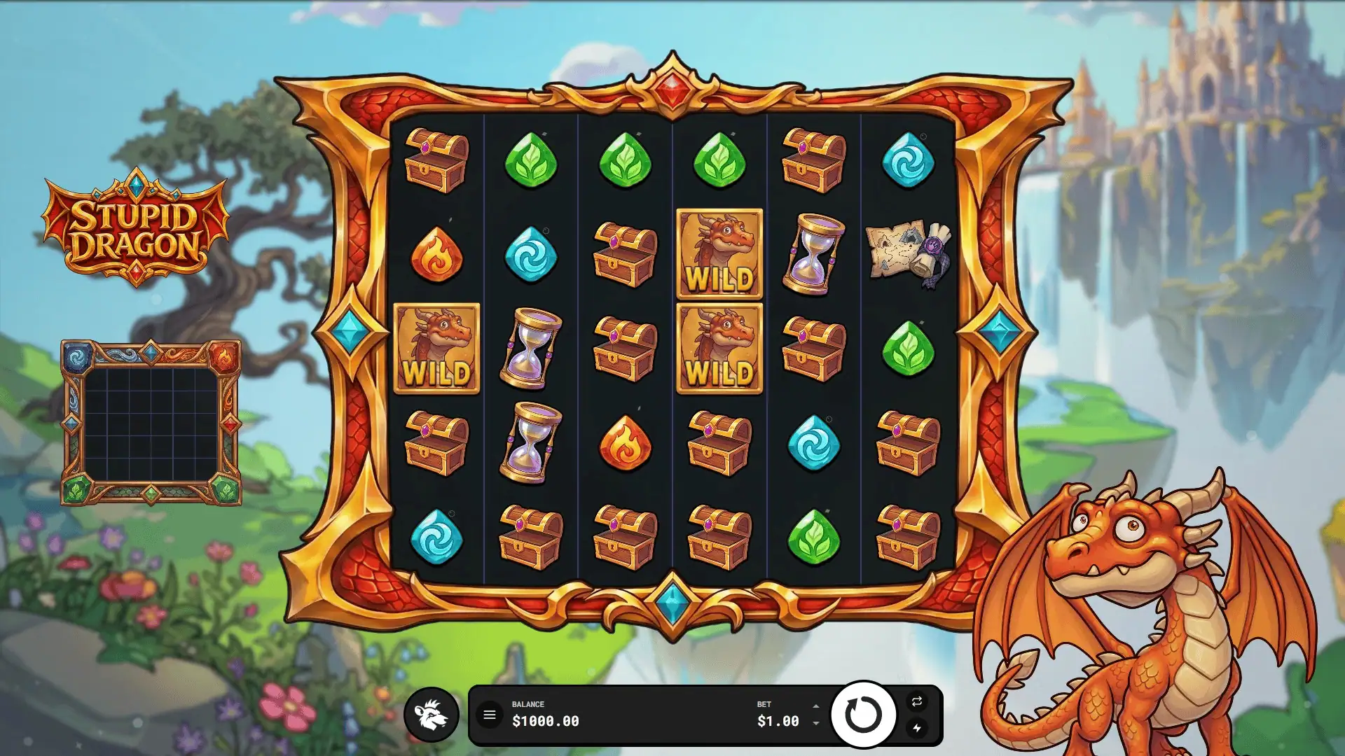 Stupid Dragon slot gameplay reels