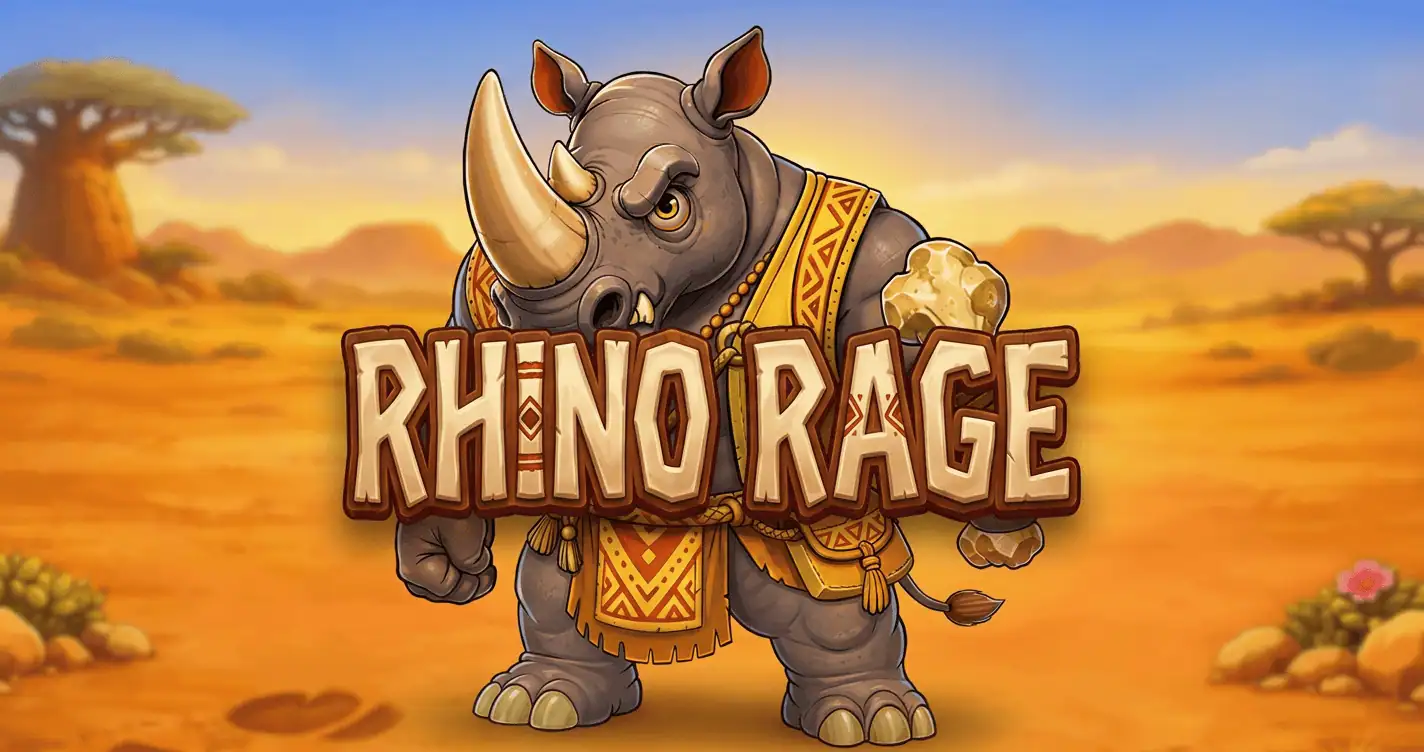 Rhino Rage Slot Demo by Ravensage slot cover image