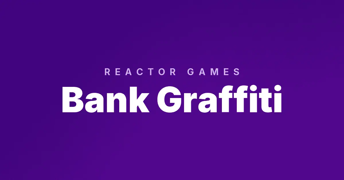 Bank Graffiti slot cover image