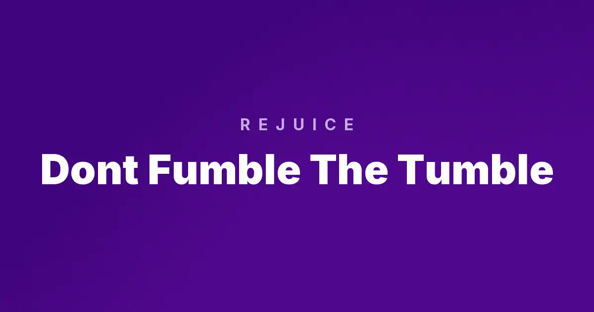 Dont Fumble The Tumble slot cover image
