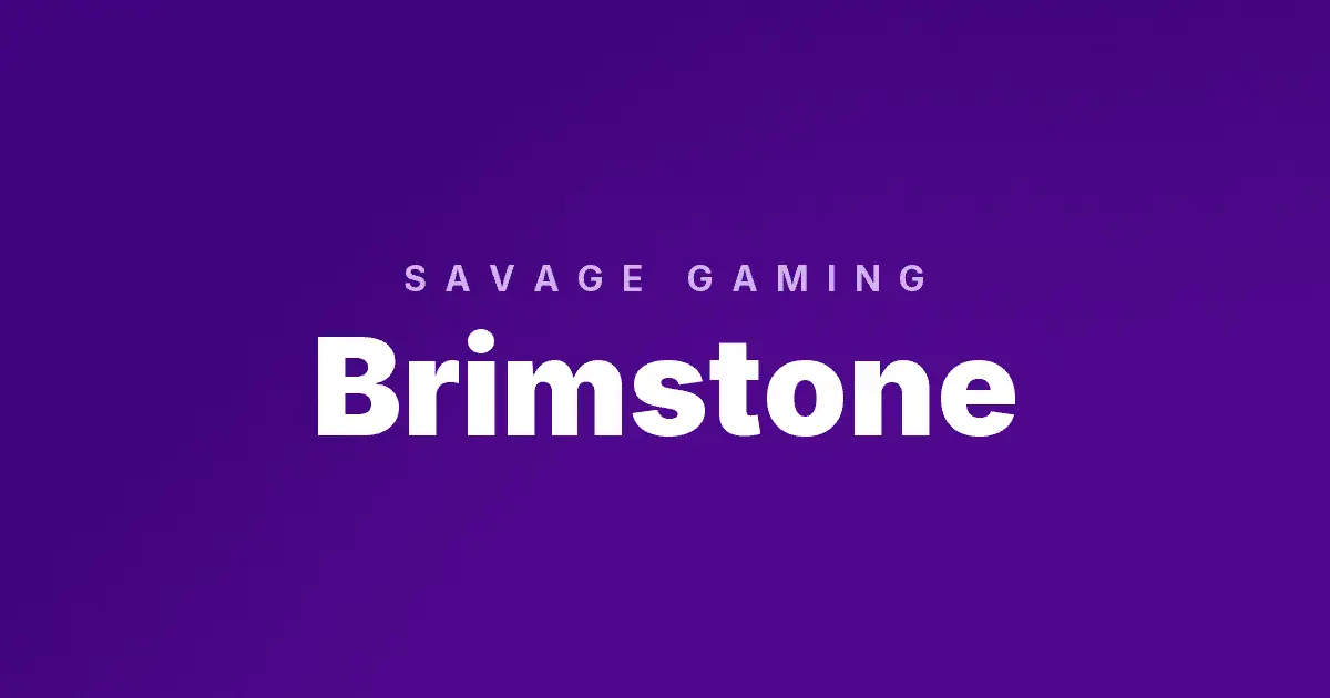 Brimstone Slot Demo by Savage Gaming slot cover image