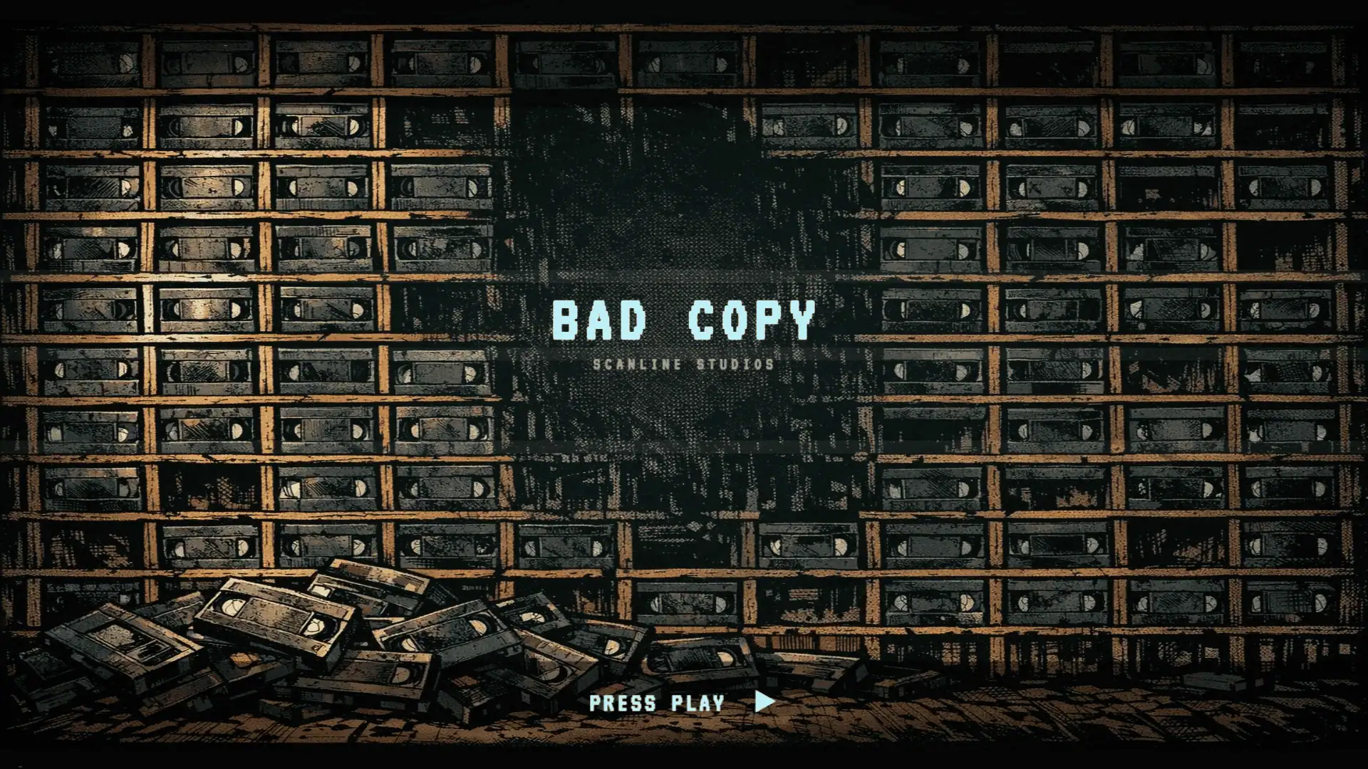 Bad Copy slot intro screen