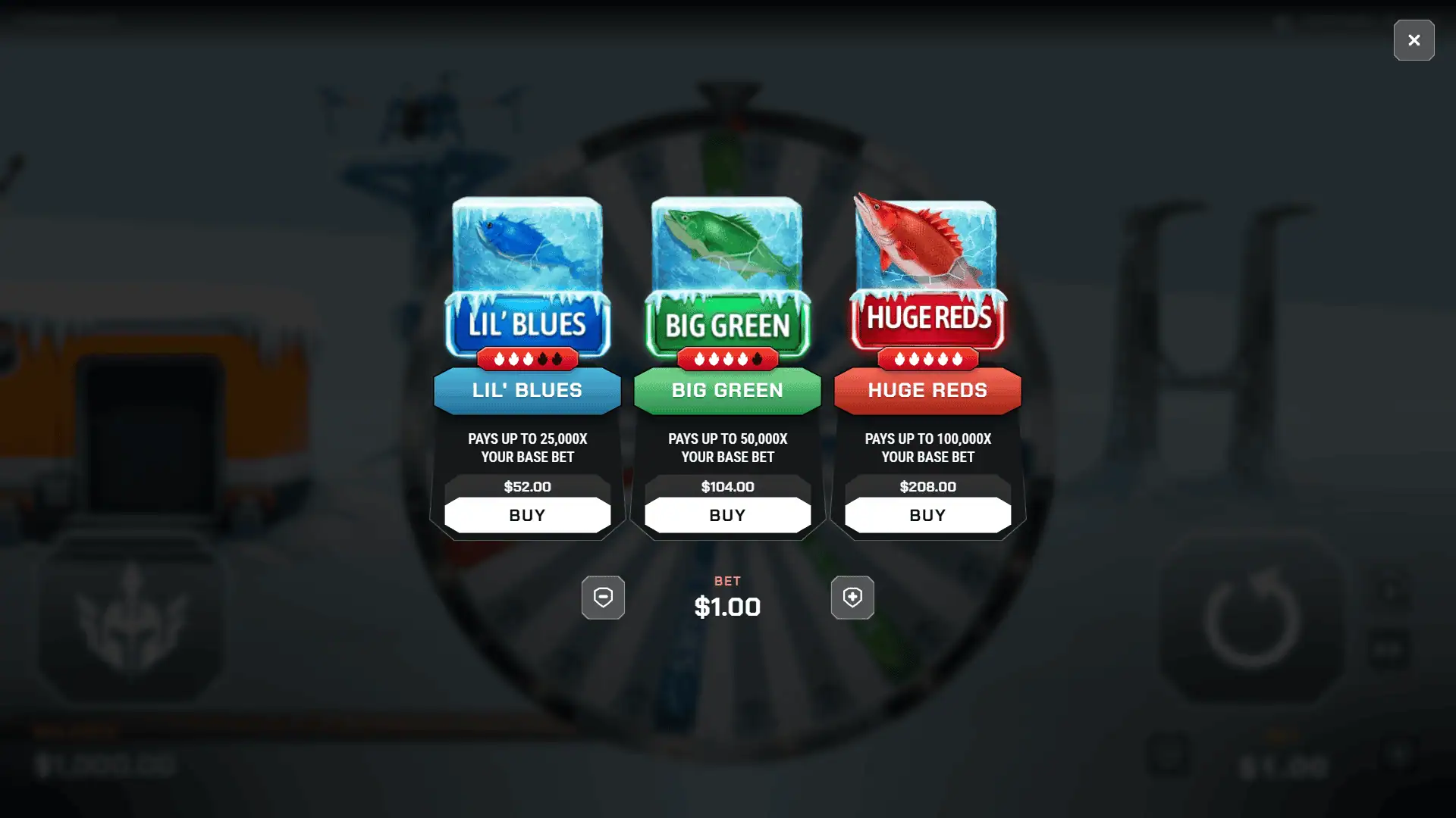 Icebreaker bonus buy menu