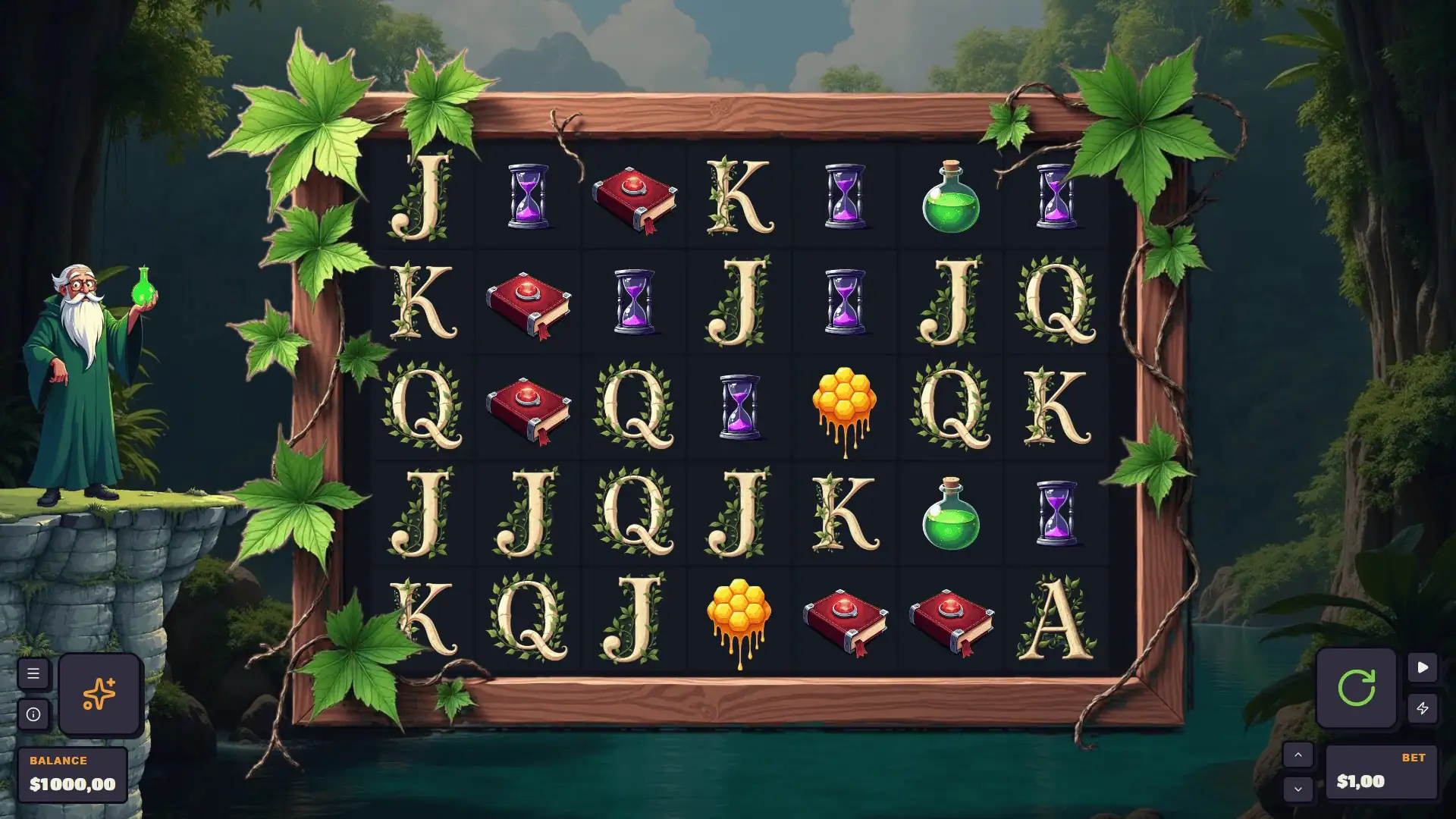 Wildbrew slot gameplay reels