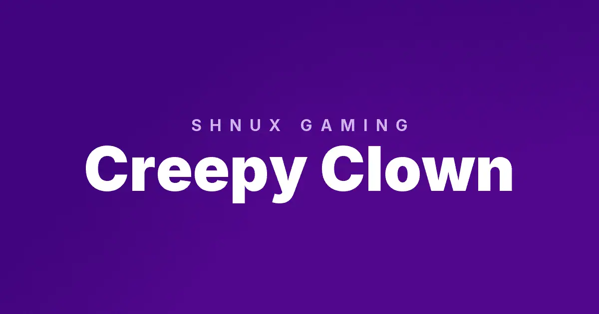 Creepy Clown slot cover image