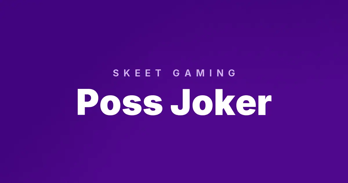 Poss Joker slot cover image