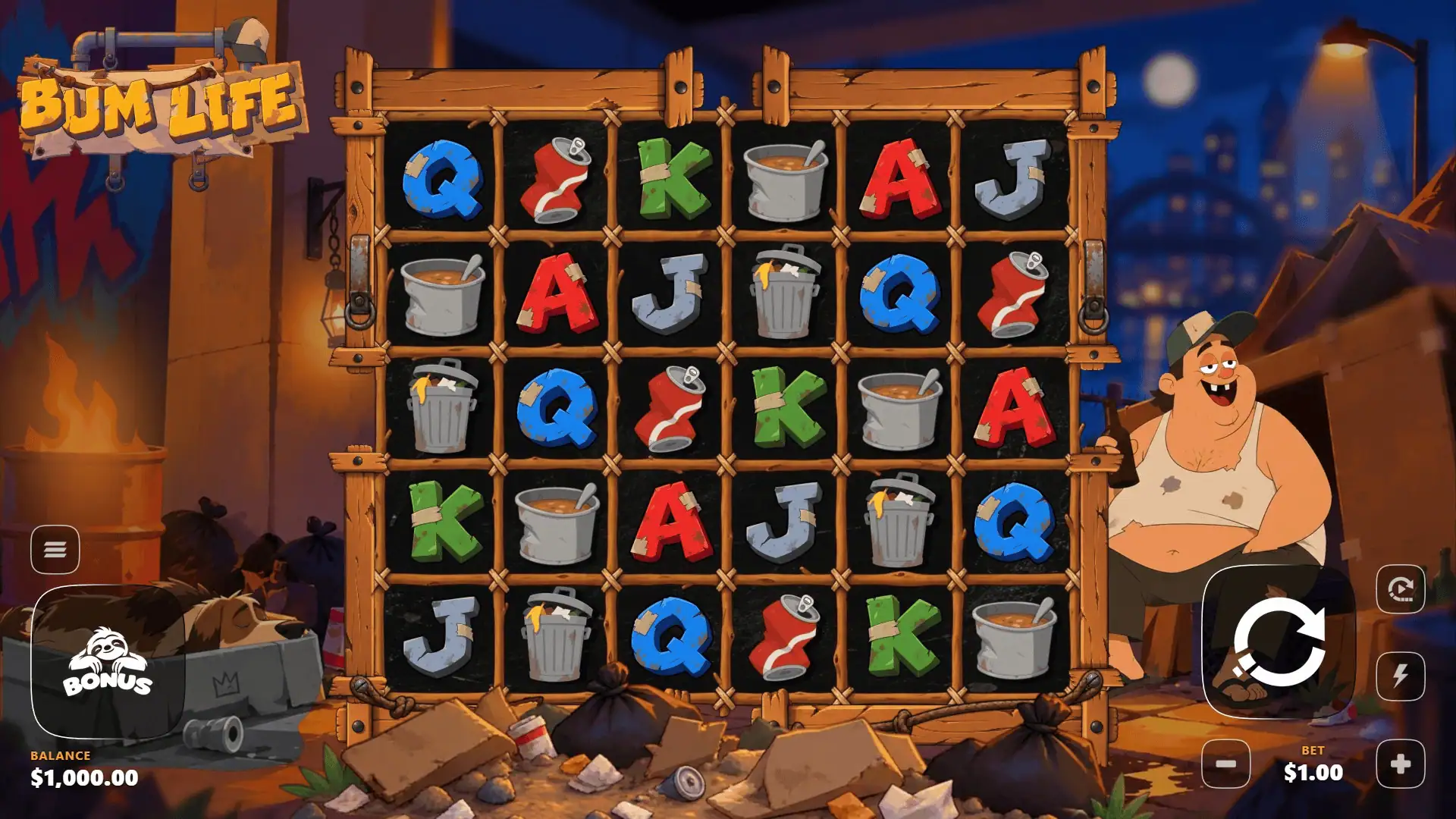 Bum Life Cluster Pays slot gameplay reels