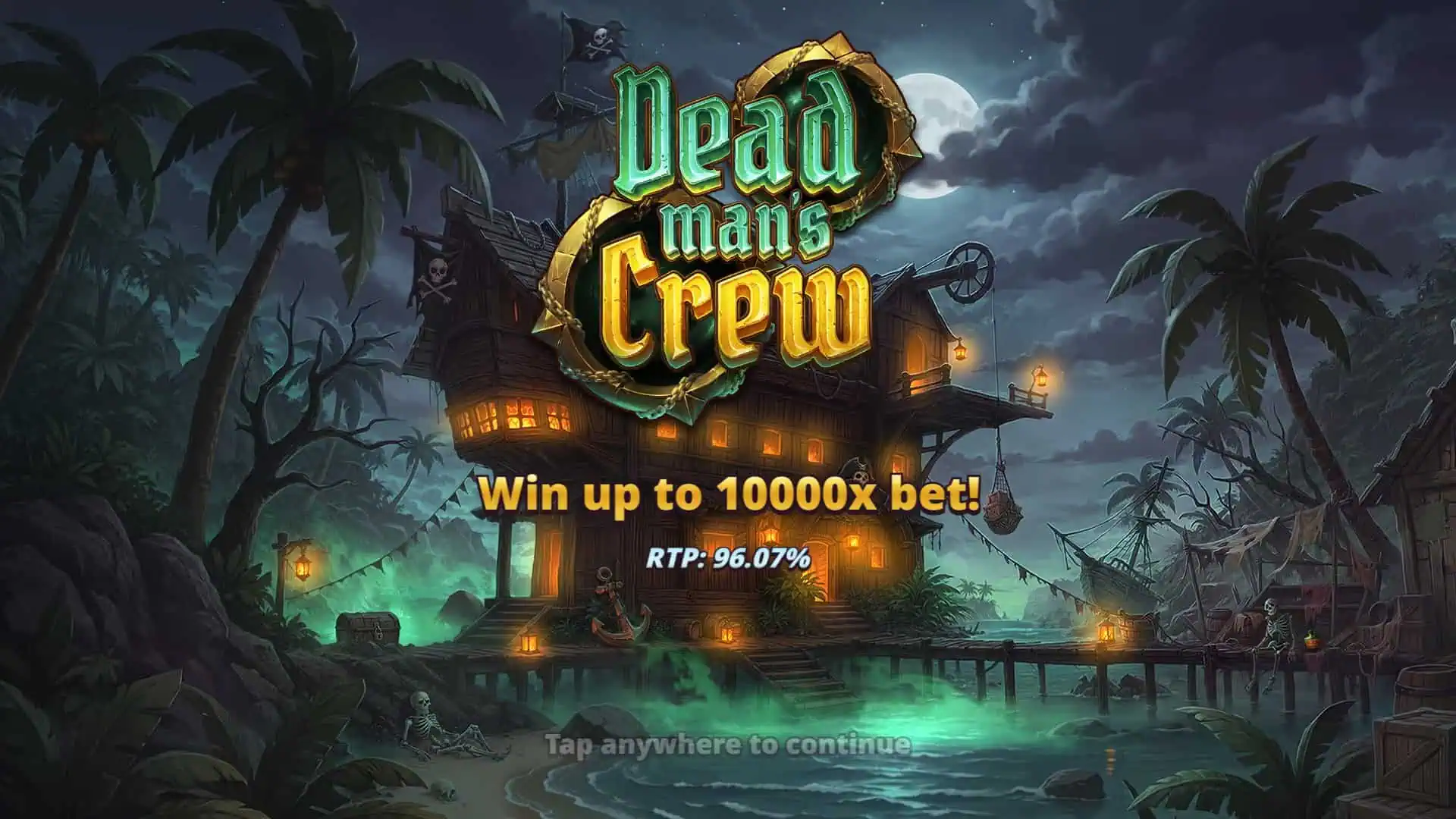 Dead Man&rsquo;s Crew slot intro screen