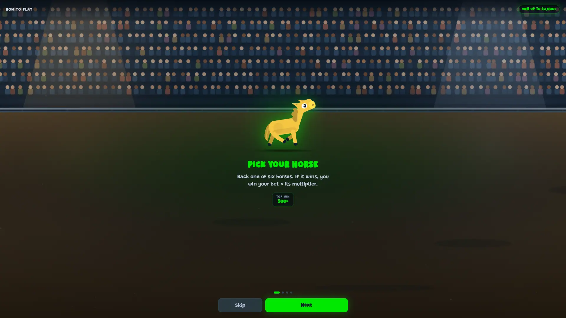 Horsey: Golden Derby slot intro screen